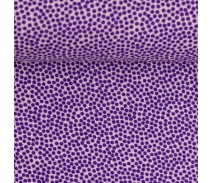 Baumwolle - Dotty flieder